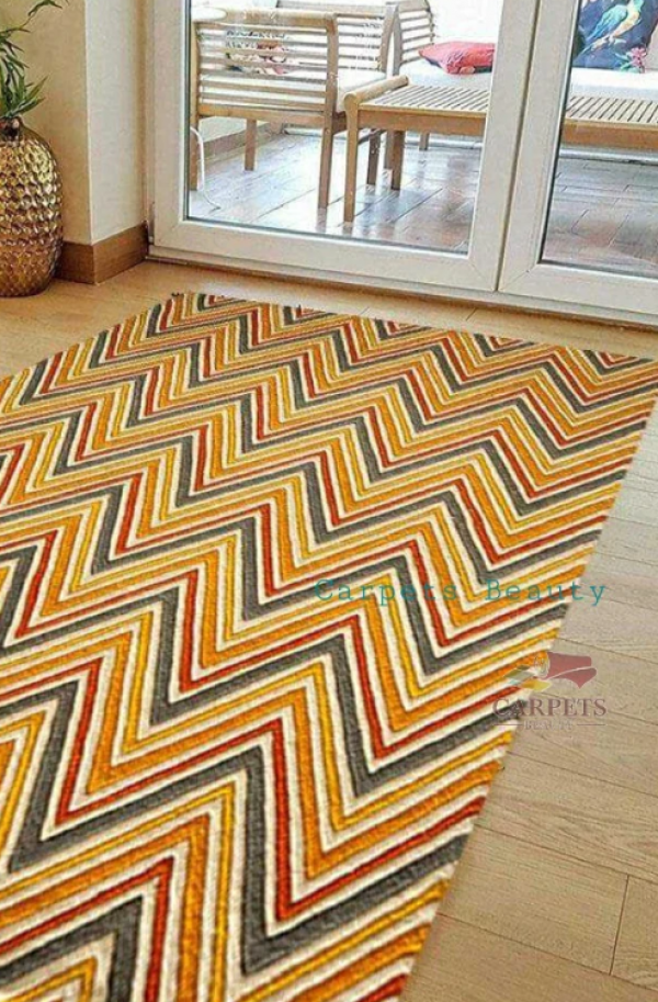 Motif Zigzag pada Karpet